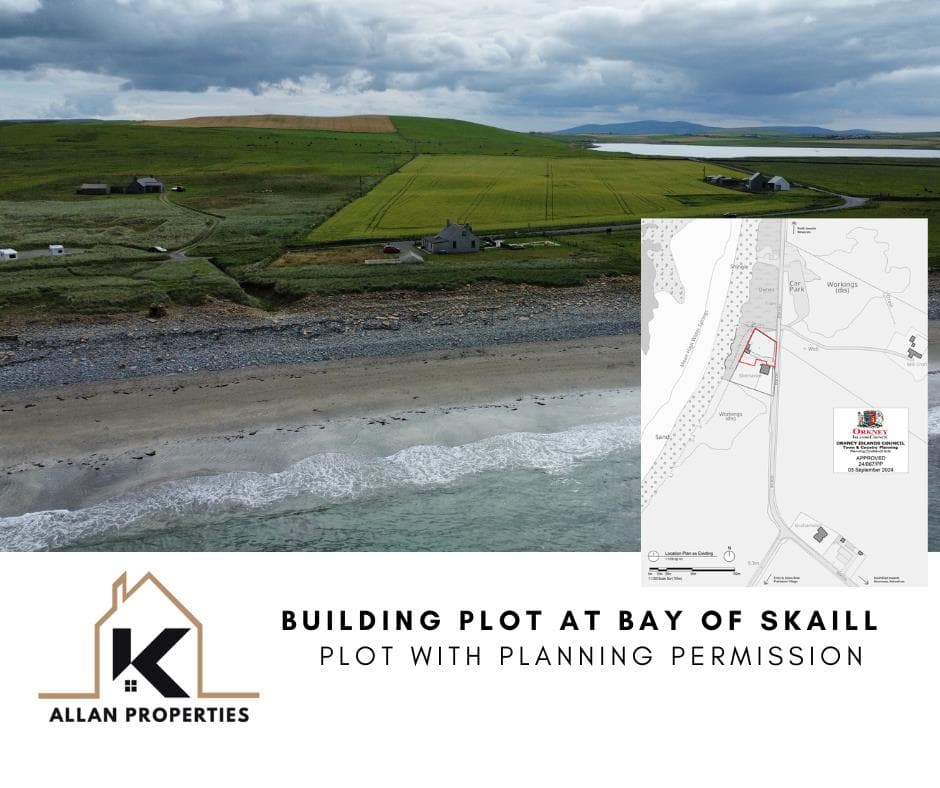 Building Plot at Bay of Skaill, Sandwick, Orkney, KW16 3LR