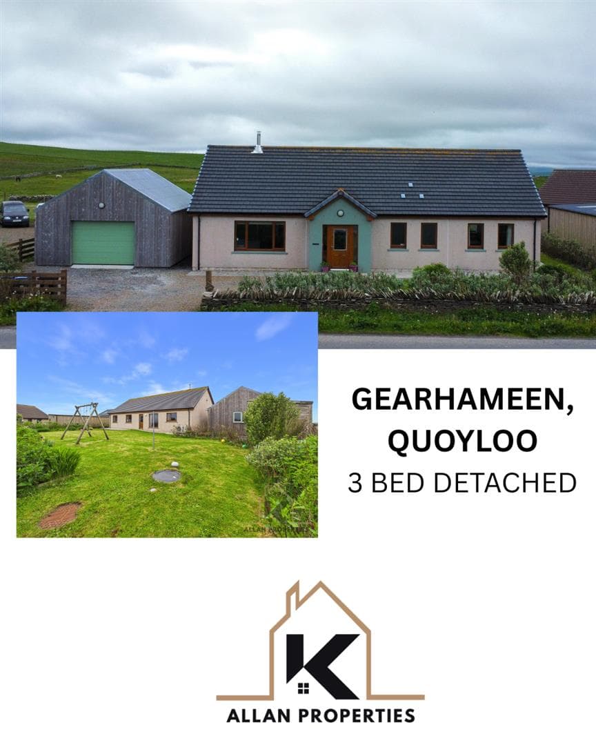 Gearhameen, Quoyloo, Stromness, Orkney, KW16 3LU